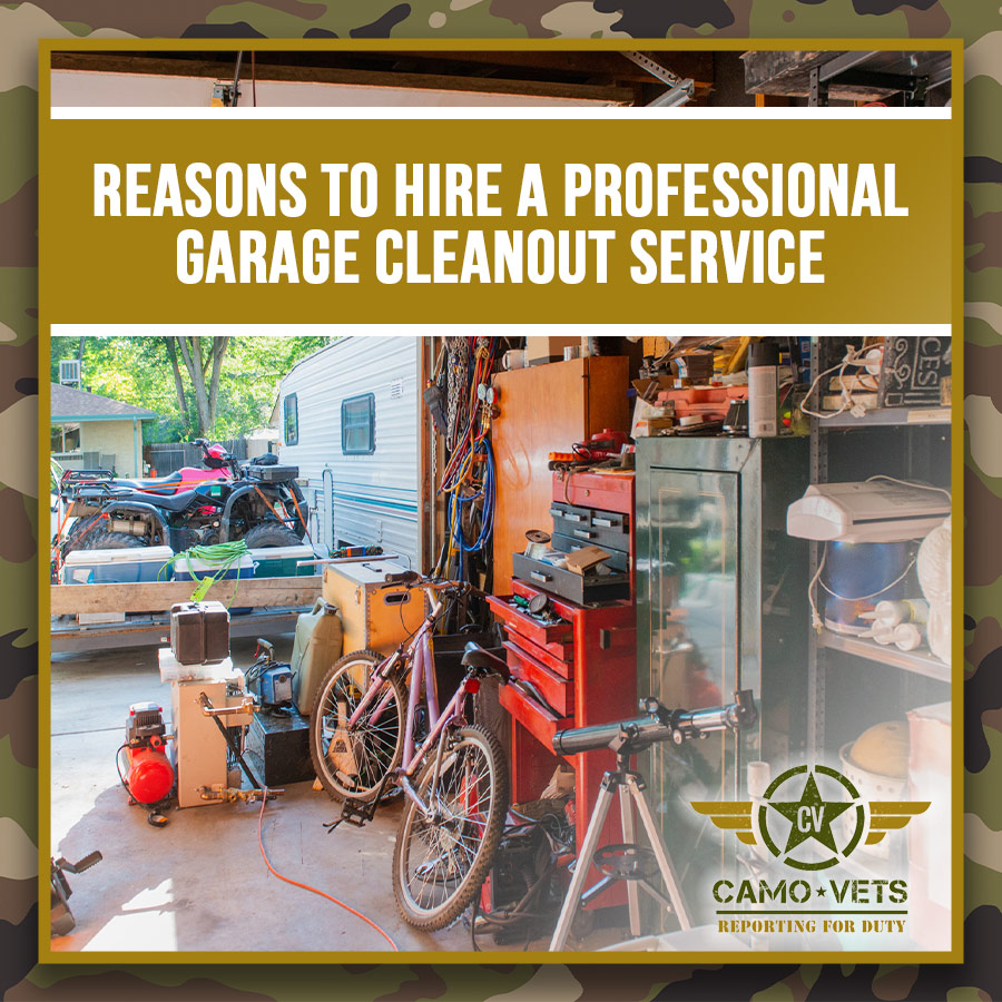Professional Garage Cleanout Service Ocean County NJ CamoVets