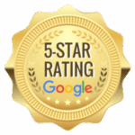5 star rating on Google